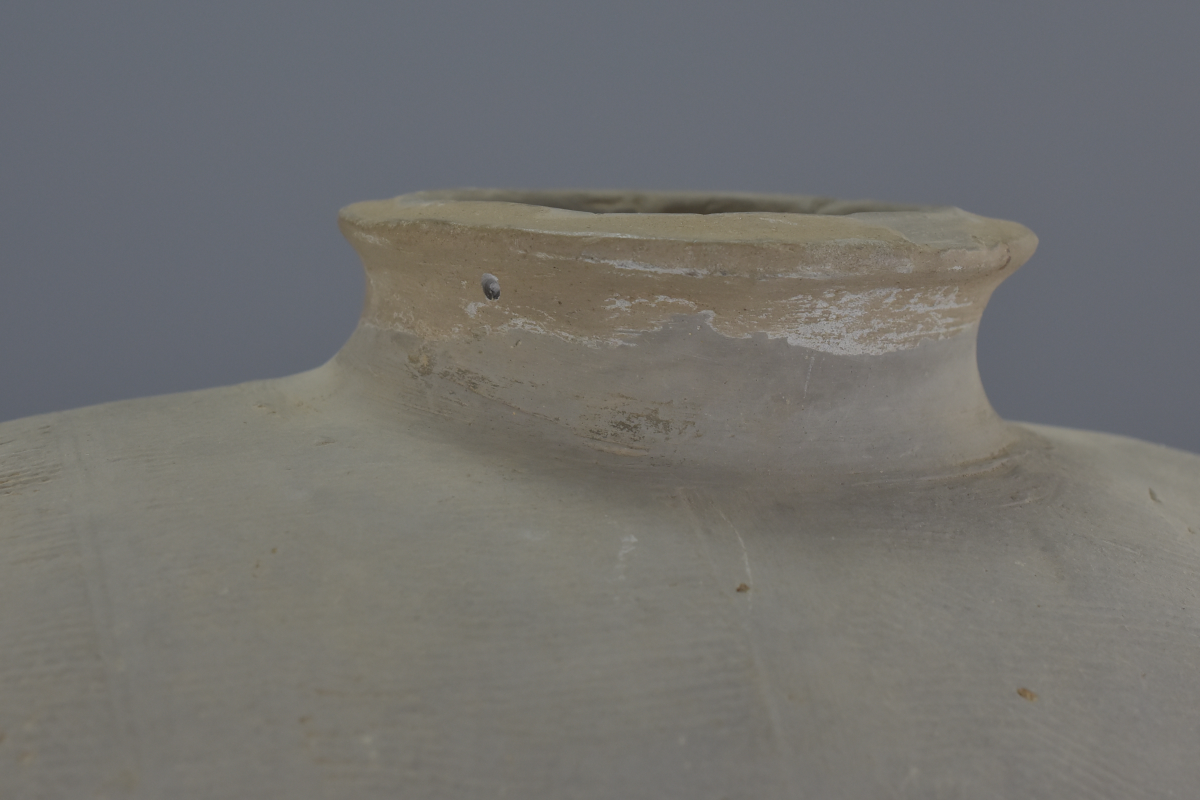 An Exceptionally LARGE Early Chinese Pottery Cocoon Jar with Oxford TL Test – Han Dynasty or Earlier - Image 8 of 11