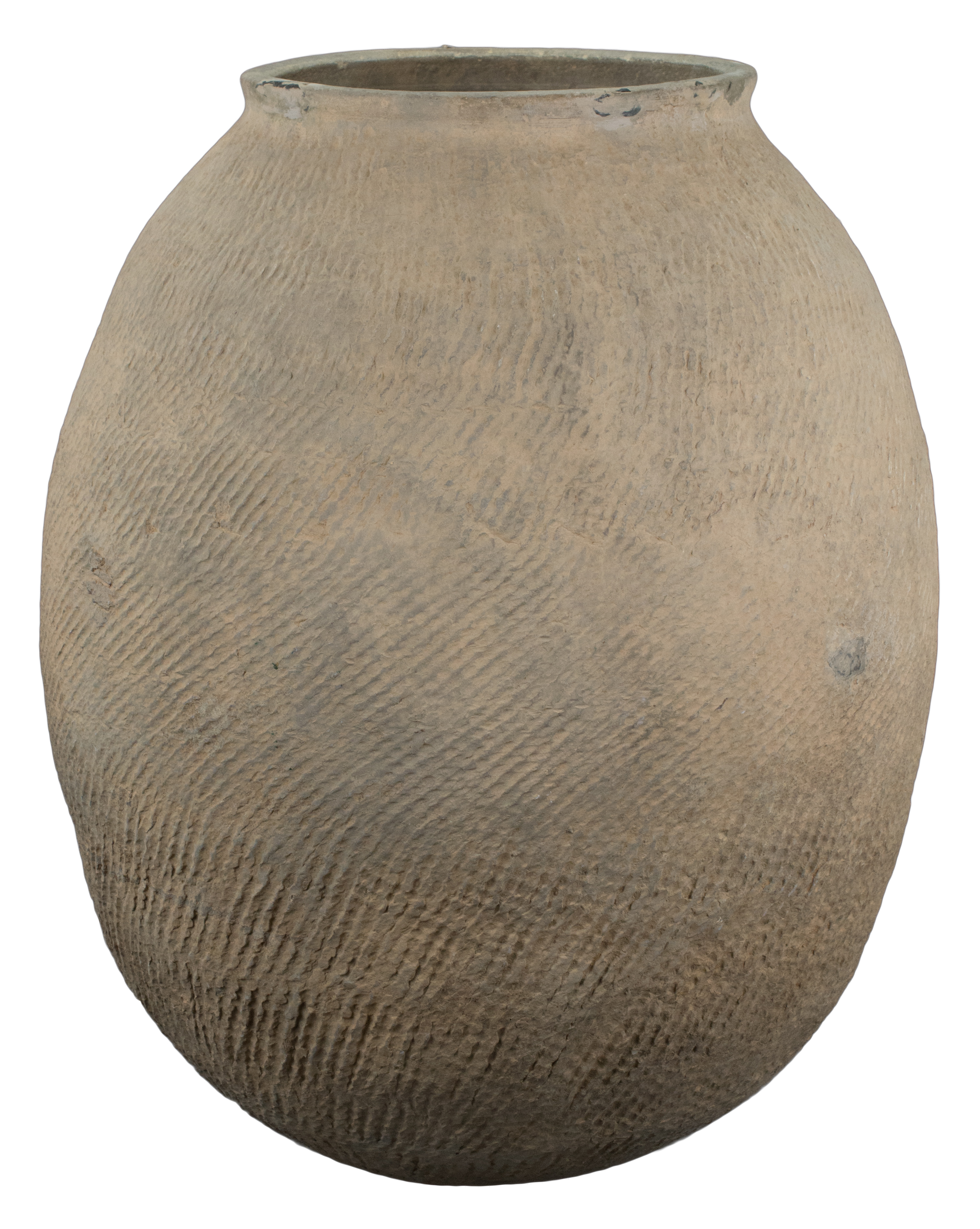 An Exceptionally LARGE Chinese Neolithic / Bronze Age Impressed Pottery Jar with Oxford TL Test