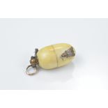 Antique Japanese Ivory Charm Locket