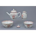 Chinese 18th C. Famille rose porcelain items