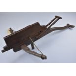 A Chinese 19th C. late Qing Dynasty Repeating MIlitary wooden crossbow