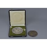19/20th C. Elizabeth I "Great Seal" paperweight