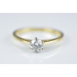 Diamond 18ct ring