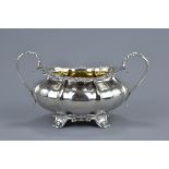 An Antique George IV Sterling Silver sugar bowl, Joseph Angell, London 1826