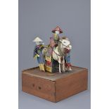 A rare Chinese 19/20th C. mechanical toy