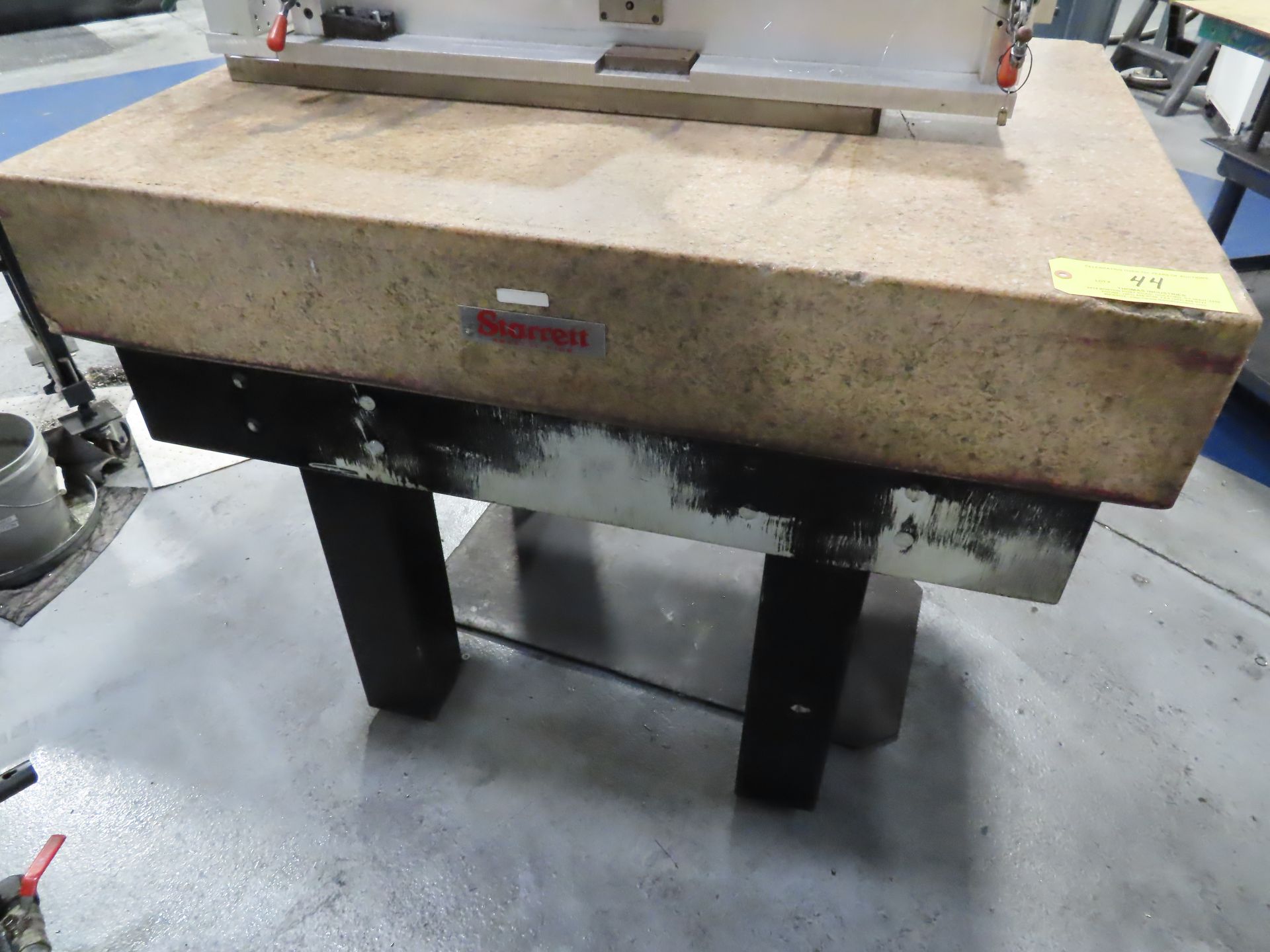 Starrett Crystal Pink Granite Surface Plate w/ Stand 36" x 48" x 8" Grade A Inspection