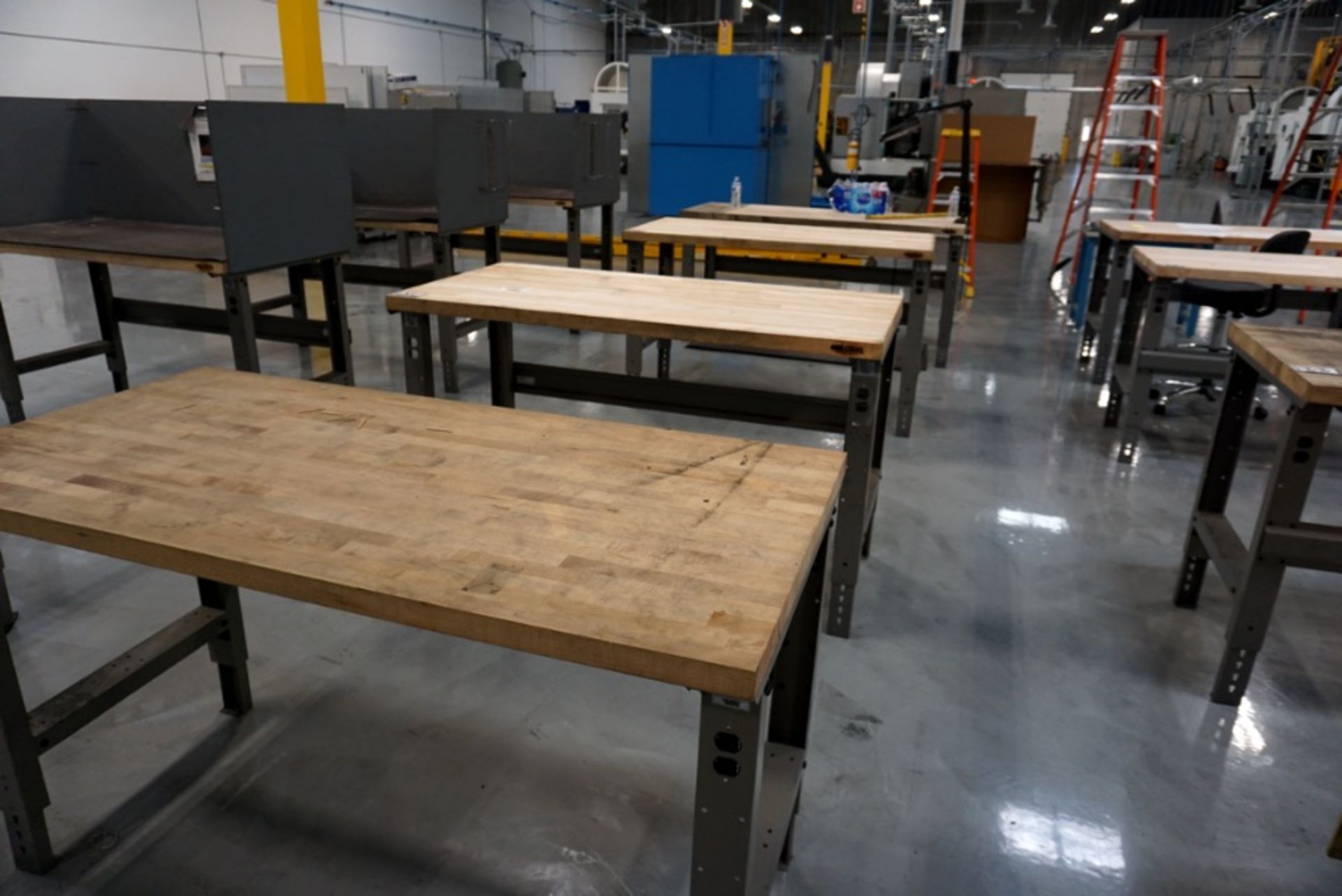 Global Maple Top Work Benches - Image 2 of 4