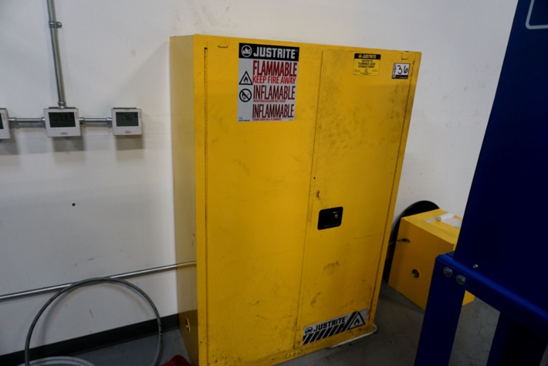 Just Right Flammable Storage Cabinet 45 Gallons Cap.
