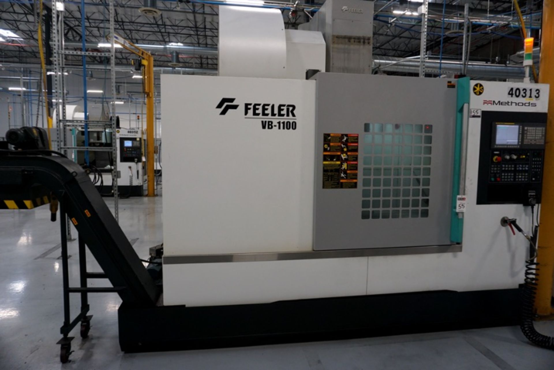 2017, Feeler VB1100 Vertical Machining Center, Fanuc Series Oi-MF Control, *4th Axis Ready*