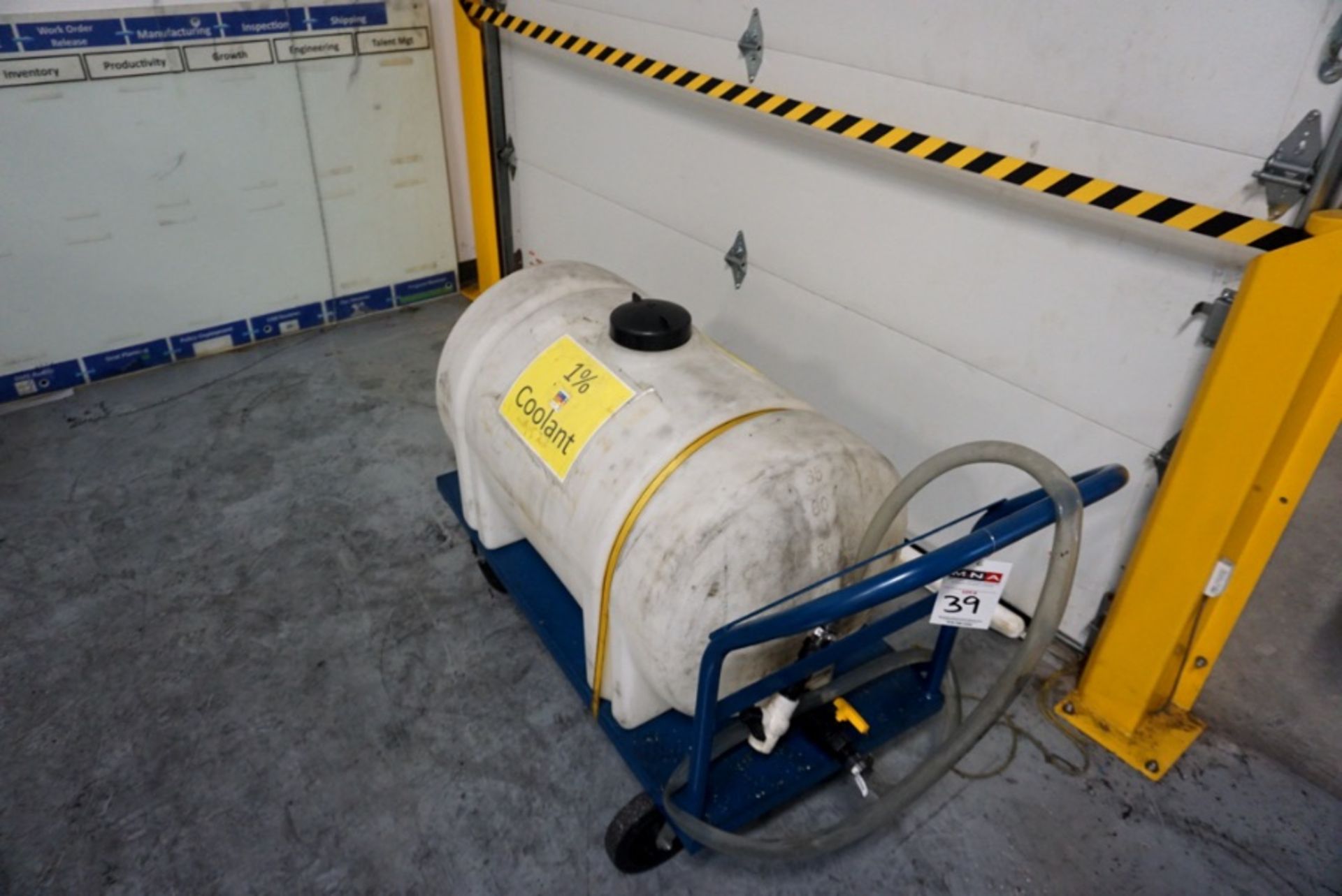 Coolant Storage Tank W/ Cart - Image 2 of 3