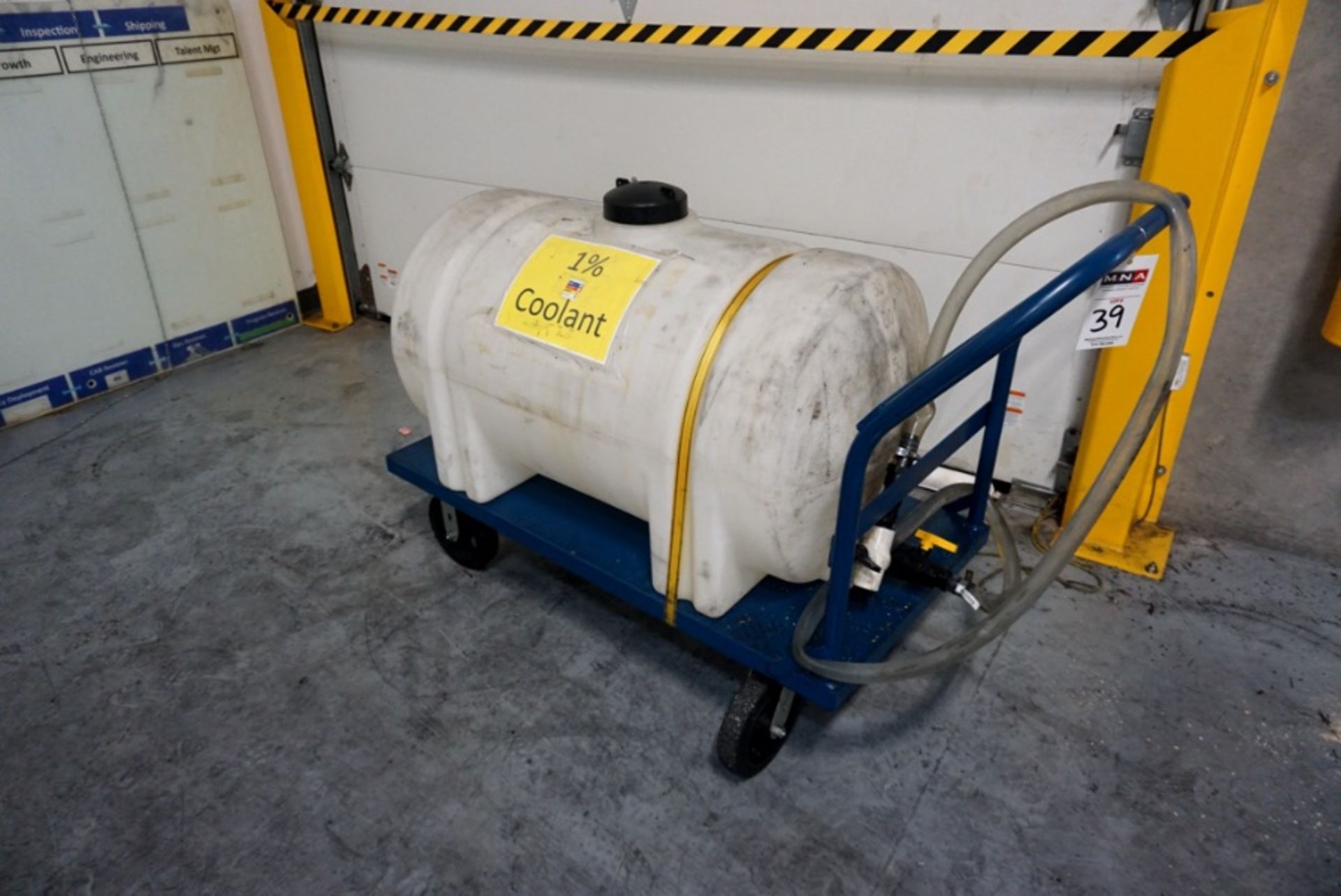 Coolant Storage Tank W/ Cart