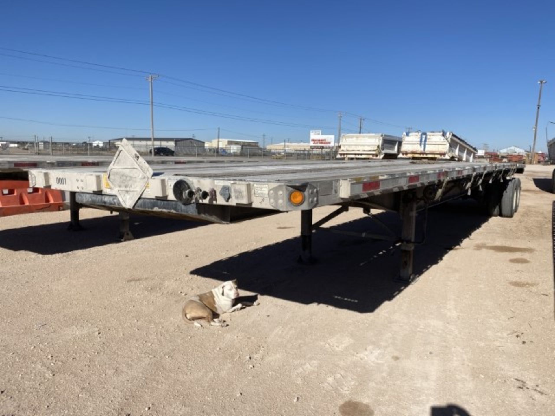 2015 Utility 48’ Flatbed Combo VIN: 1UYFS2481FA280001 T/a Slideing Axles Lo