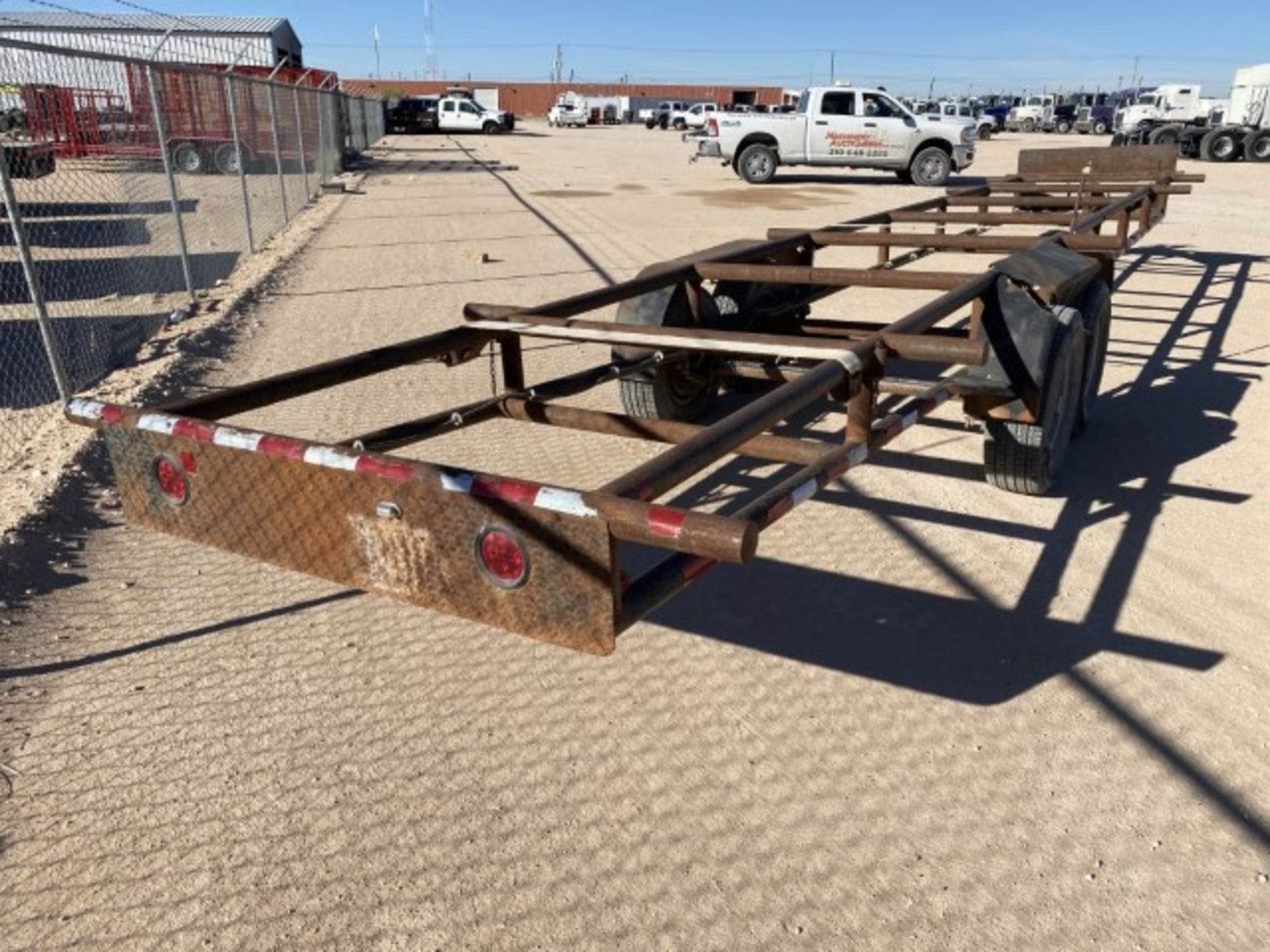 T/a Pipe Trailer VIN: 663046 Located Odessa - Image 2 of 2