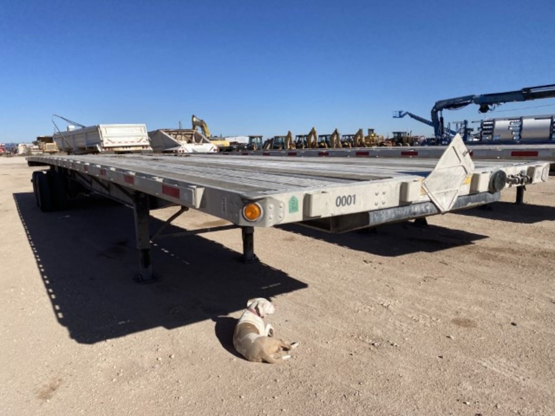 2015 Utility 48’ Flatbed Combo VIN: 1UYFS2481FA280001 T/a Slideing Axles Lo - Image 2 of 5