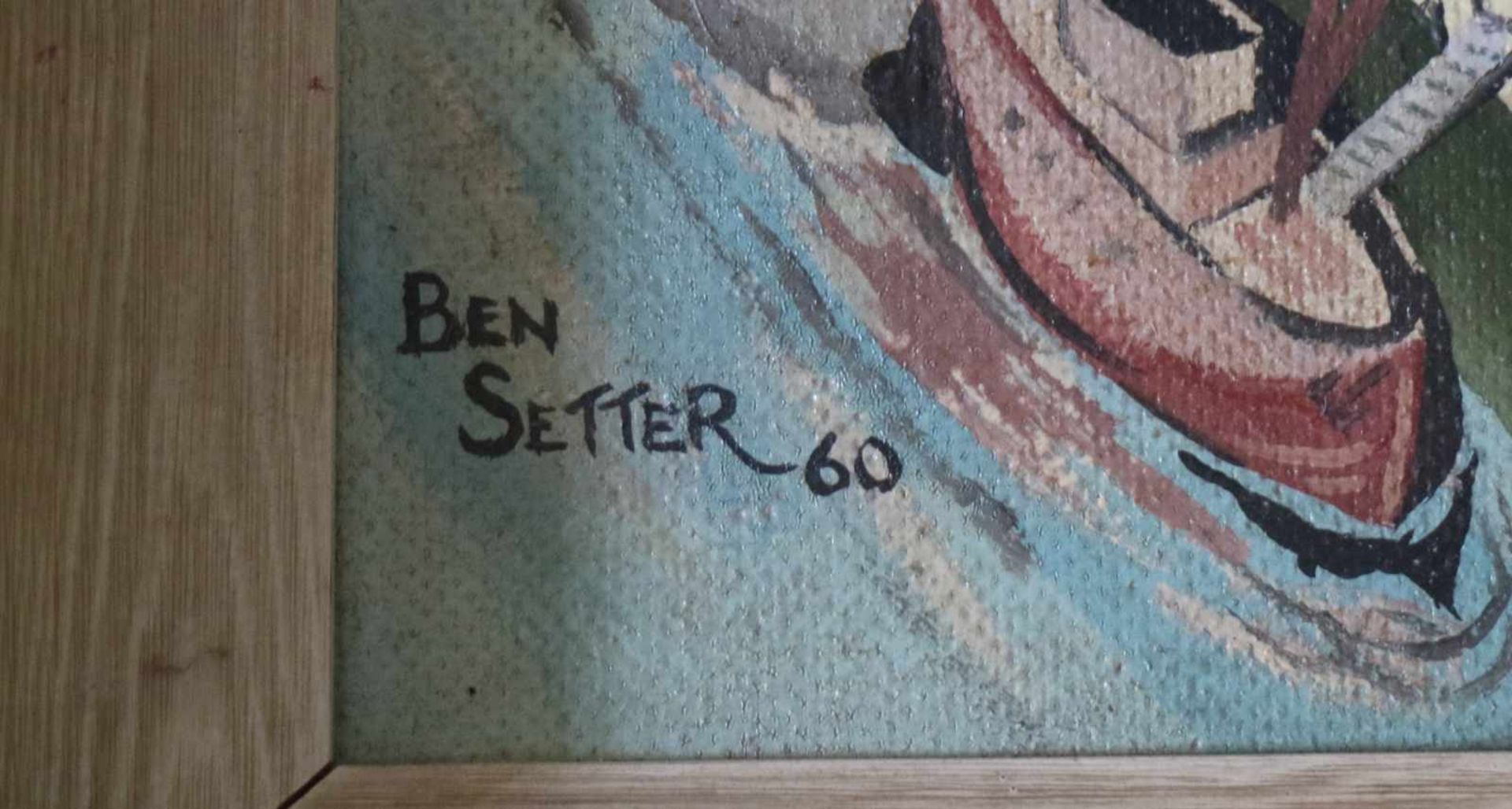 Ben Setteroil on canvas Landscape 196055 x 45 cm - Bild 3 aus 4