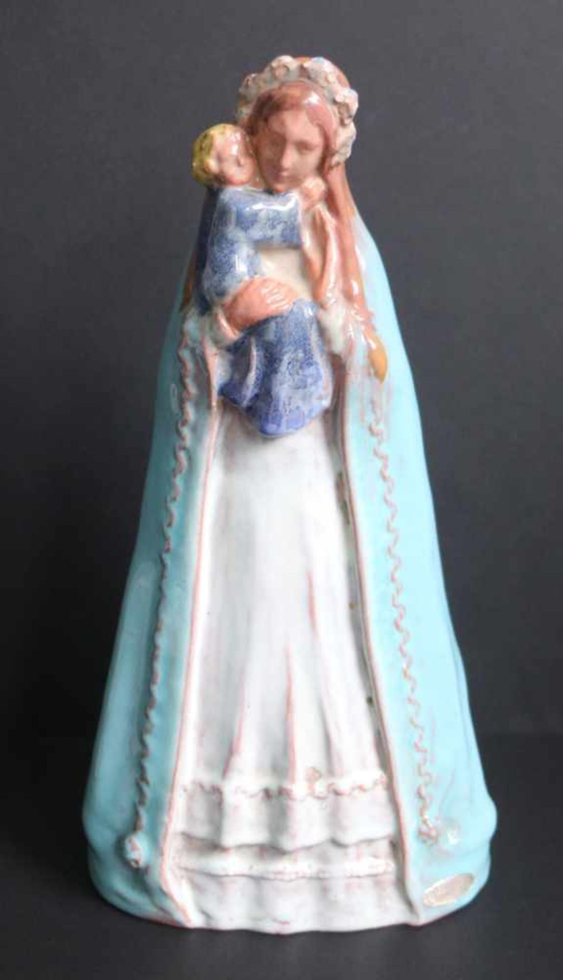 Domien INGELS (1881-1946)Ceramic Madonna with childH 30 cm