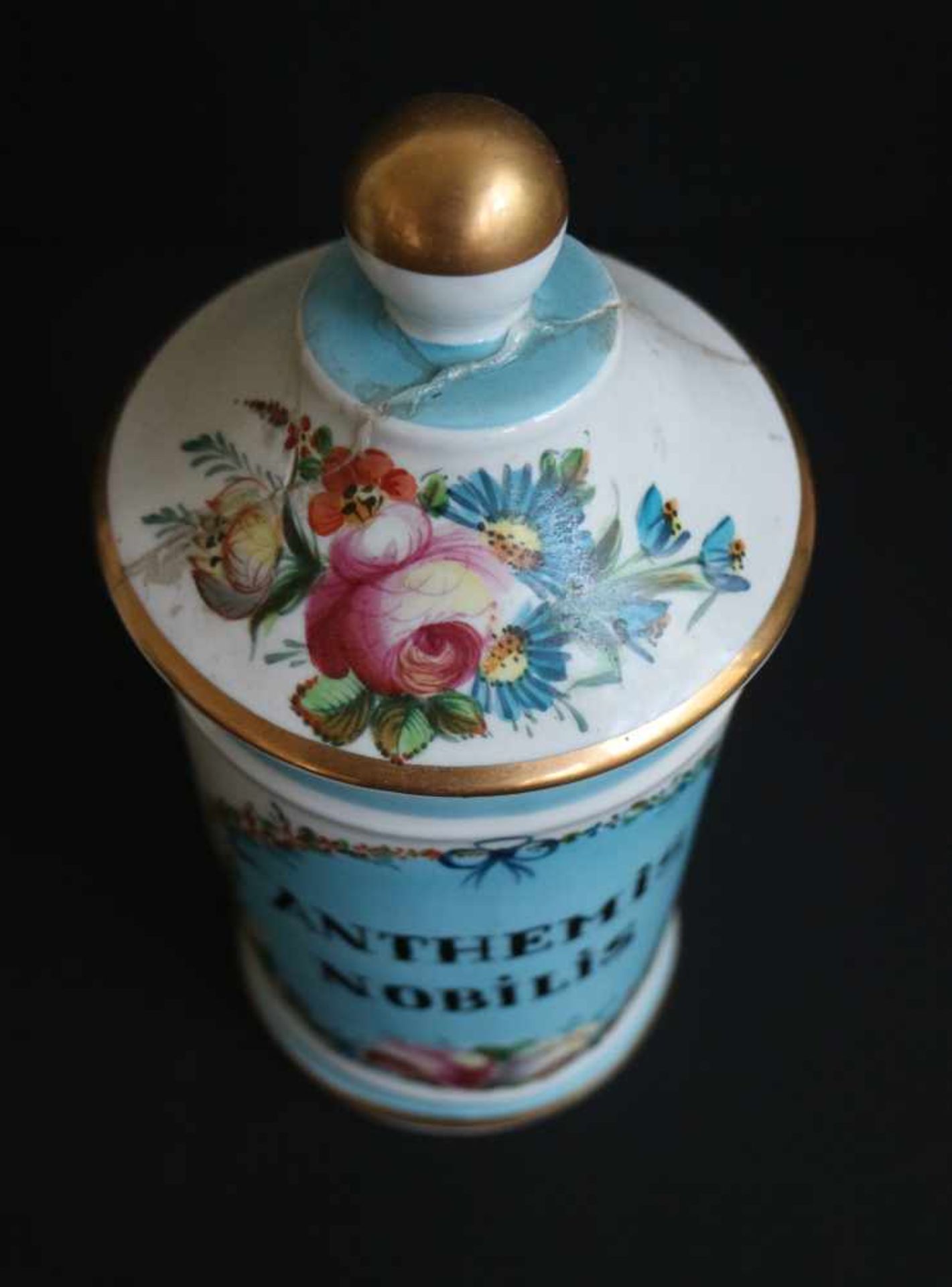 Lot of miscellaneous itemsPharmacy jars (3) Bronze and snuff box - Bild 5 aus 5