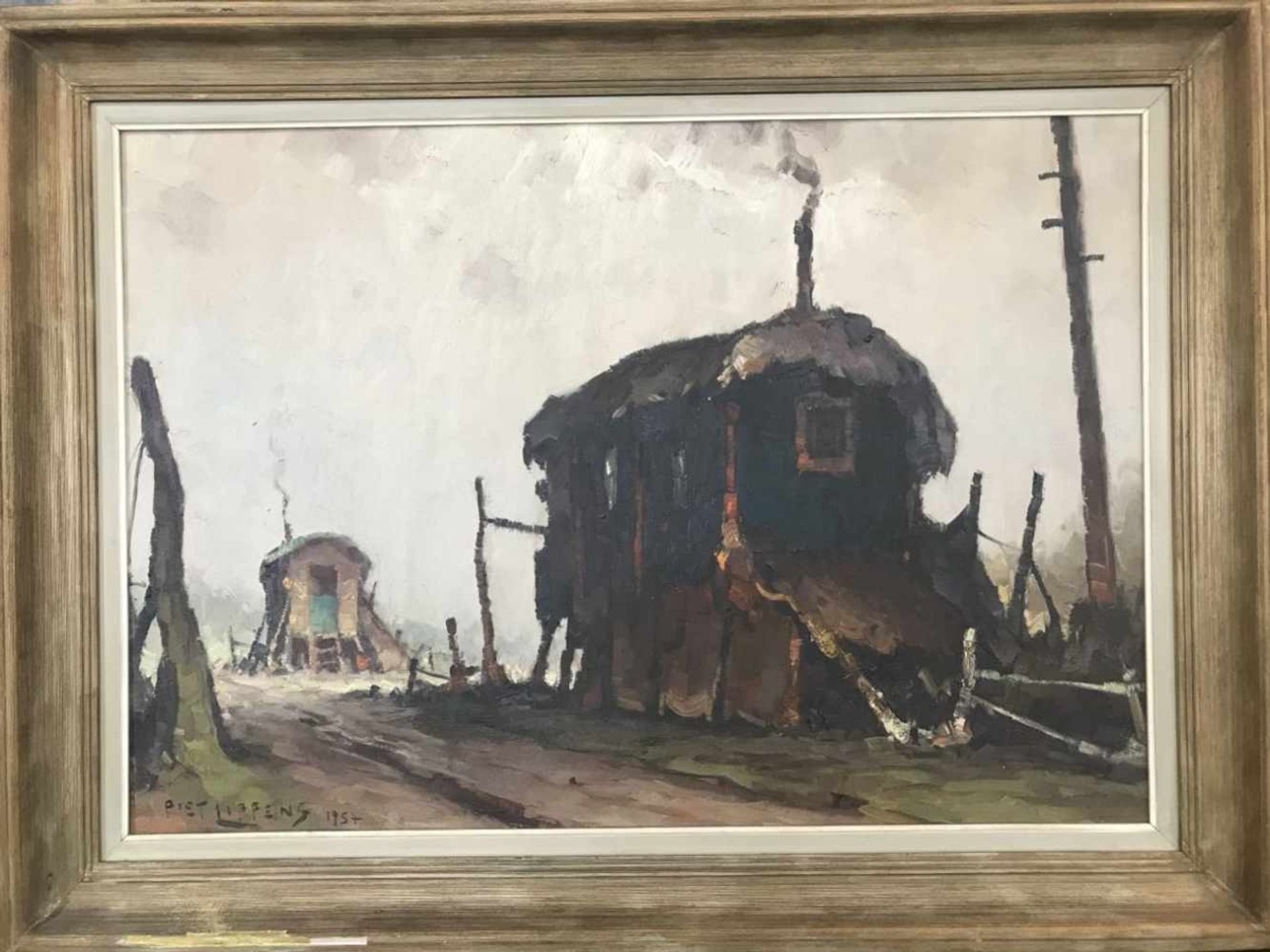 Piet LIPPENS (1890-1981)oil on canvas Gypsies100 x 70 cm - Bild 2 aus 7