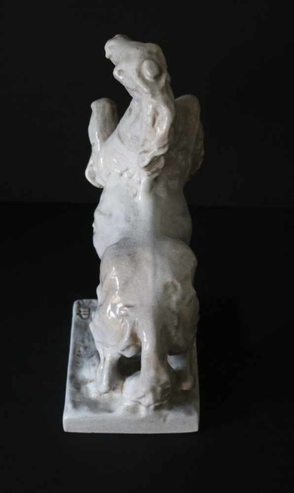 Domien INGELS (1881-1946)Ceramic horse monogramH 33 cm - Bild 5 aus 6