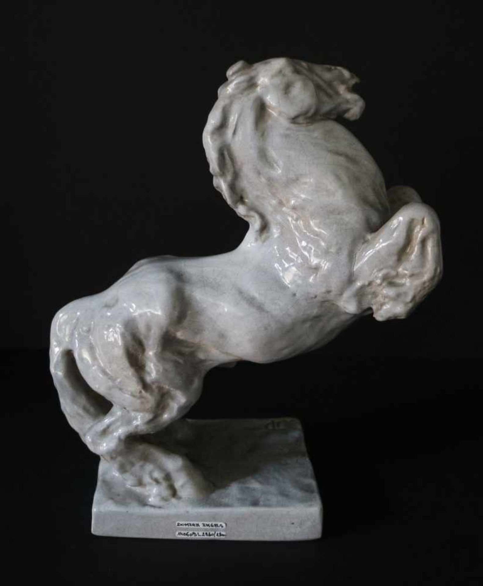 Domien INGELS (1881-1946)Ceramic horse monogramH 33 cm - Bild 2 aus 6