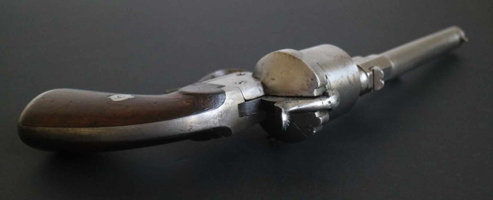 French military penfire revolverSigned E. LefaucheuxL 30 cm - Bild 5 aus 5