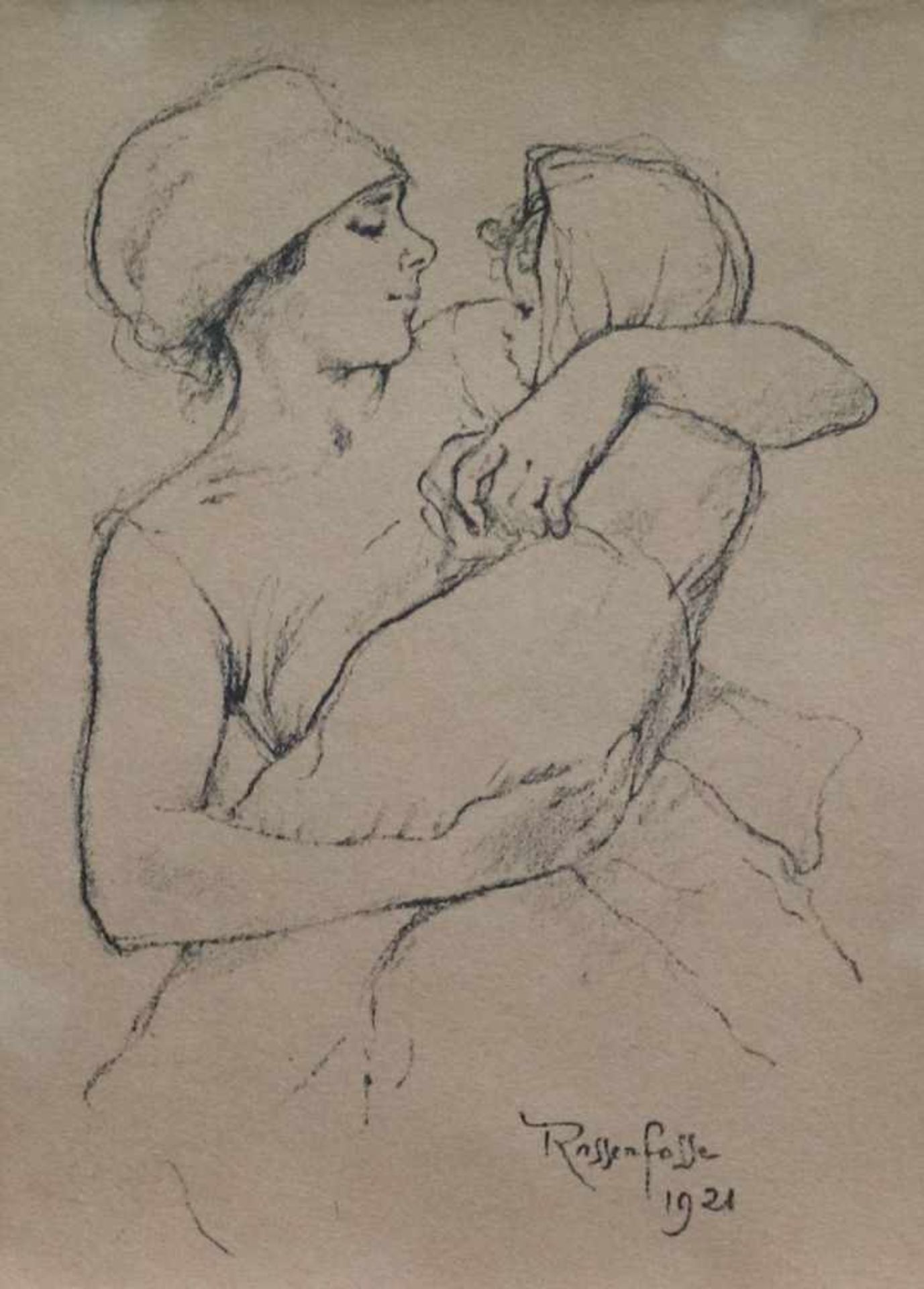 Armand RASSENFOSSE (1862-1934)Litho dated 1921