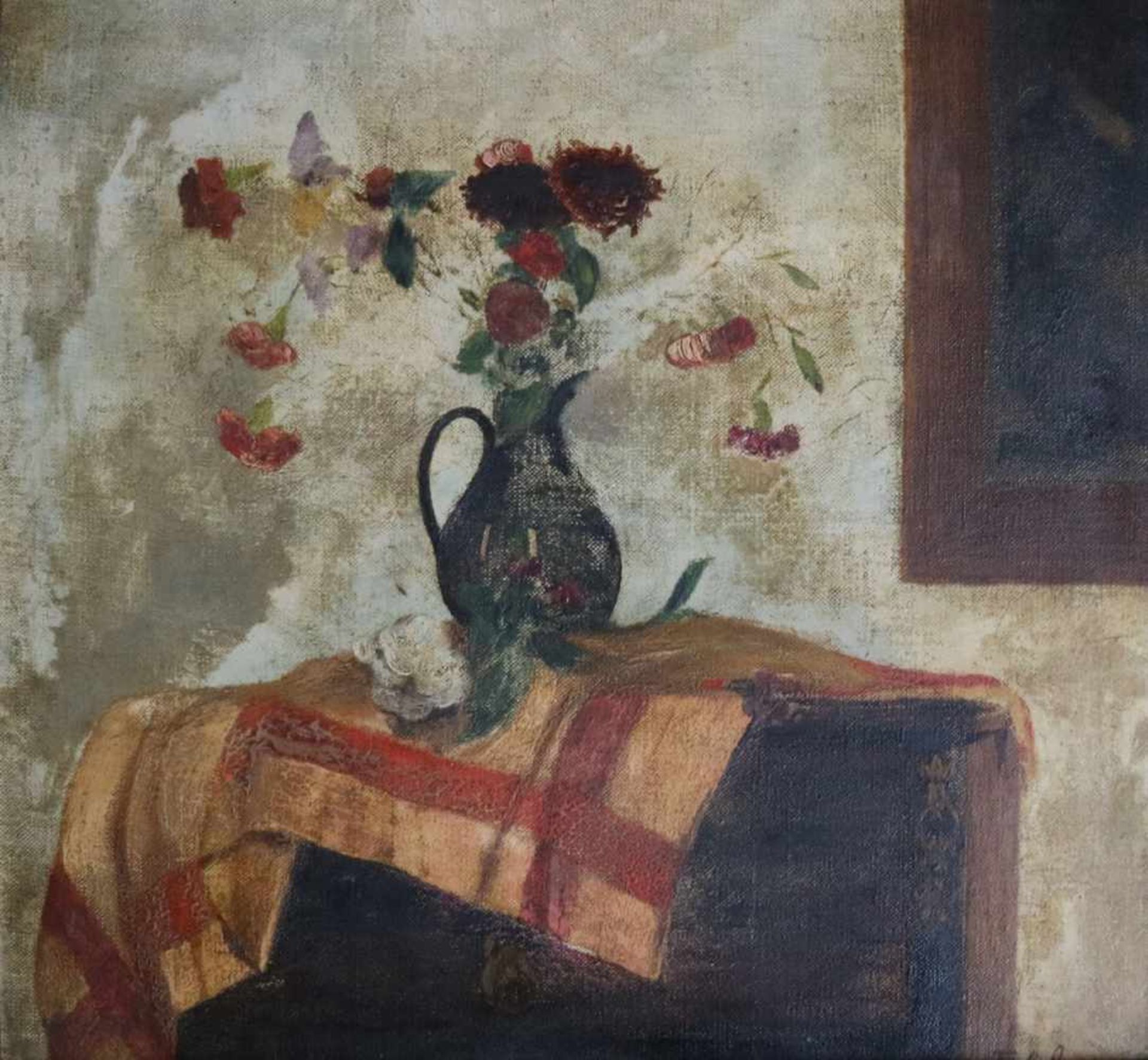 Ferdinand SCHIRREN (1872-1944)oil on canvas Still life33 x 33.5 cm