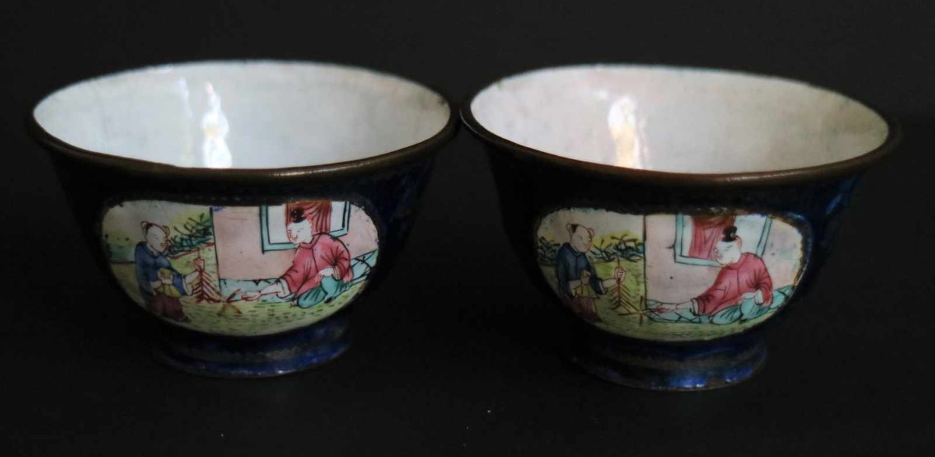 Chinese enamelled cups and saucers (2) - Bild 6 aus 6