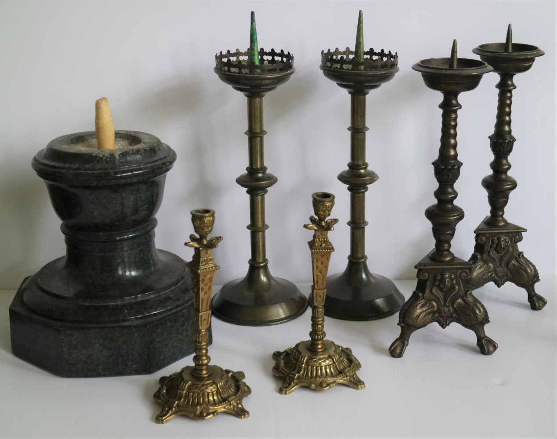 Lot of candlesticks