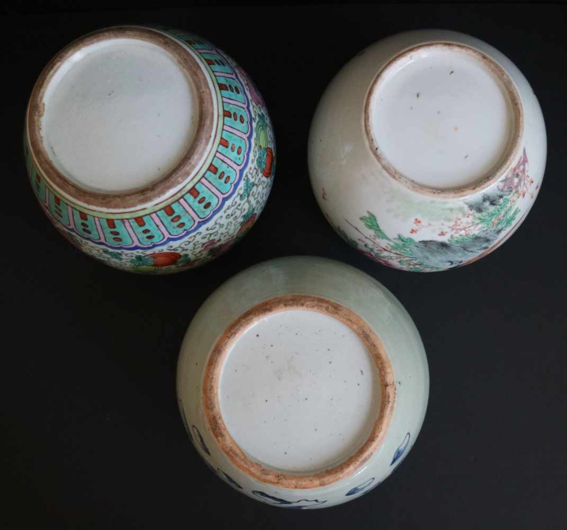 Lot 3 Chinese ginger jars - Bild 4 aus 5