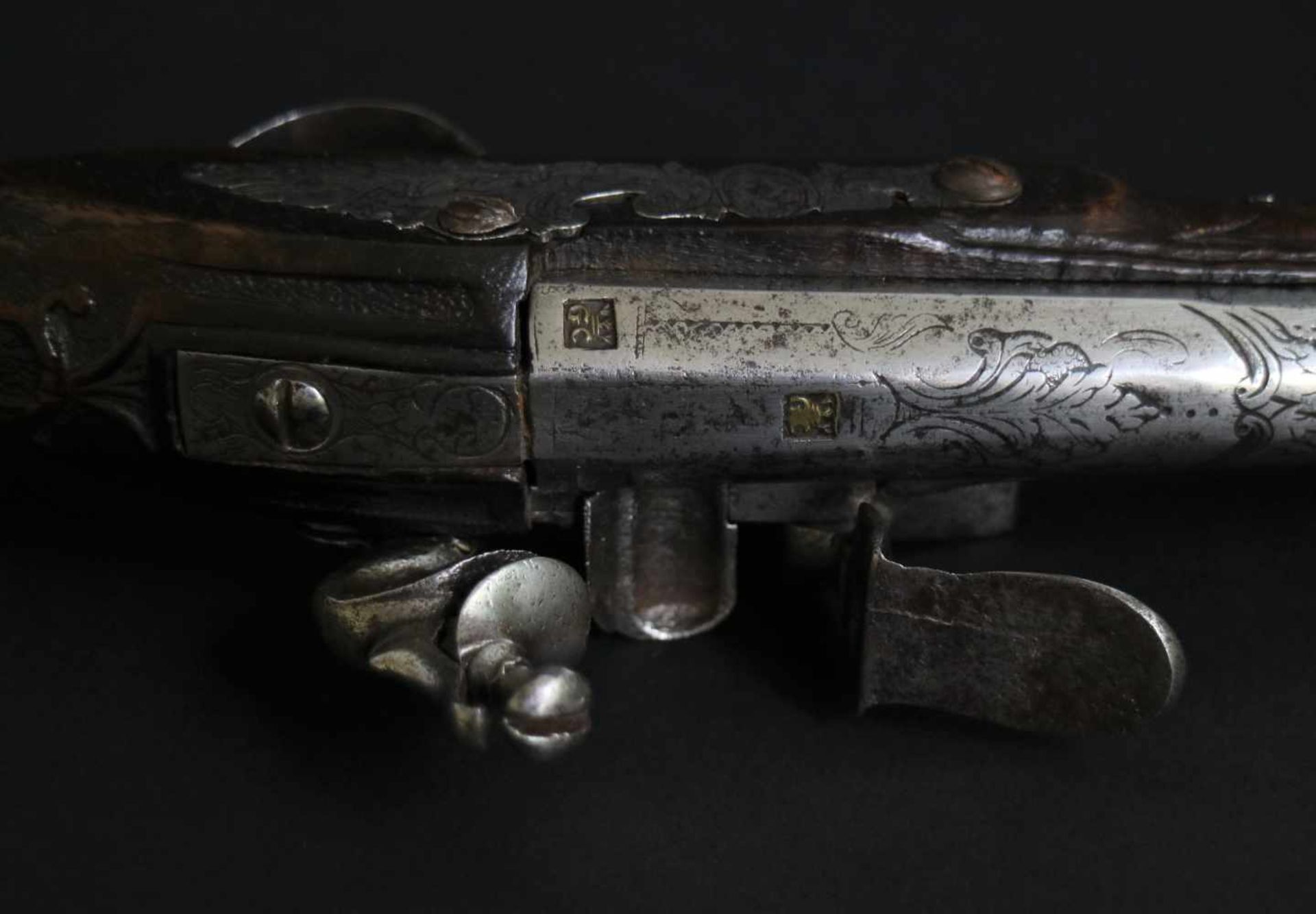 18th century flint gun - Bild 6 aus 6