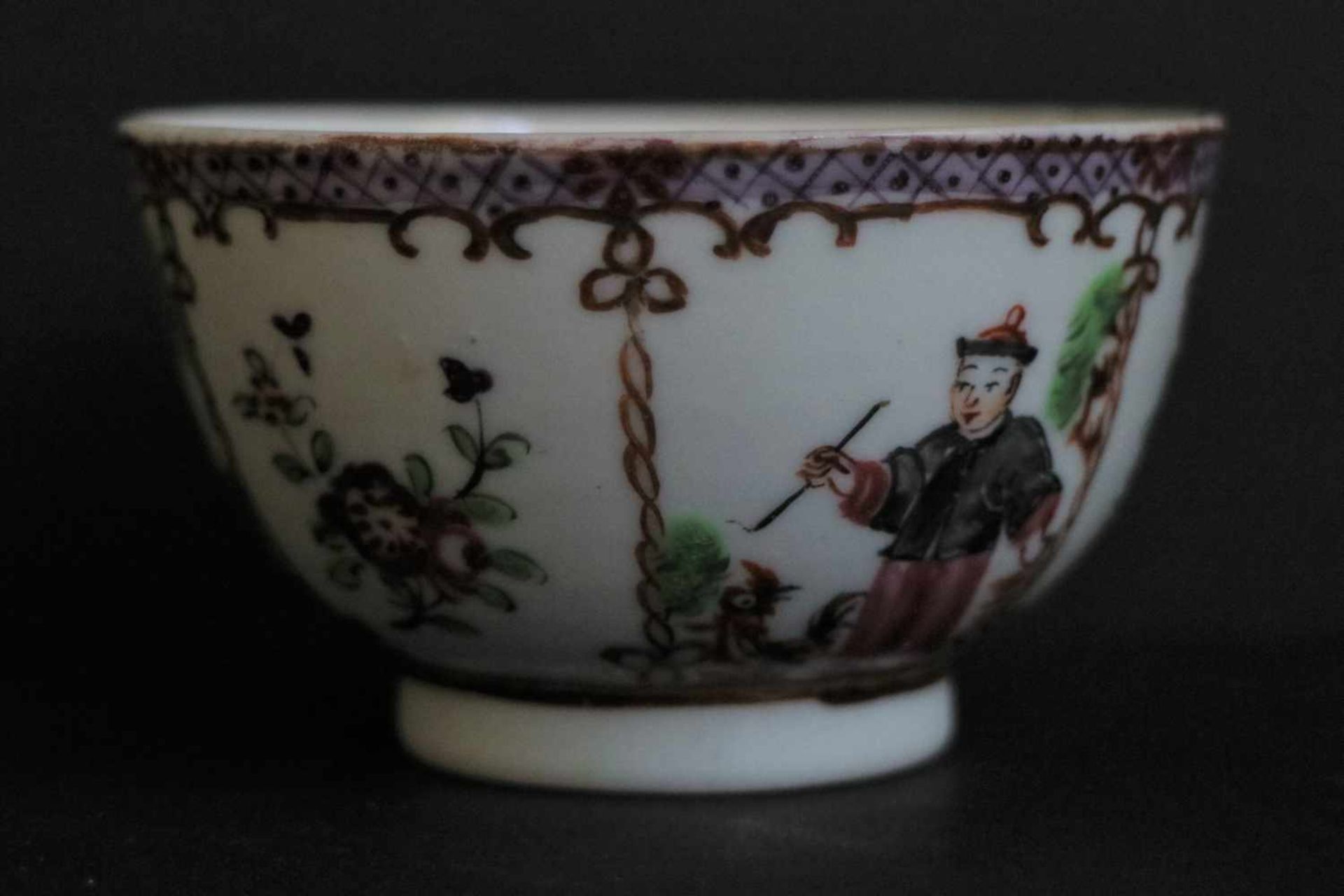 Chinese tea bowl with saucer - Bild 5 aus 7