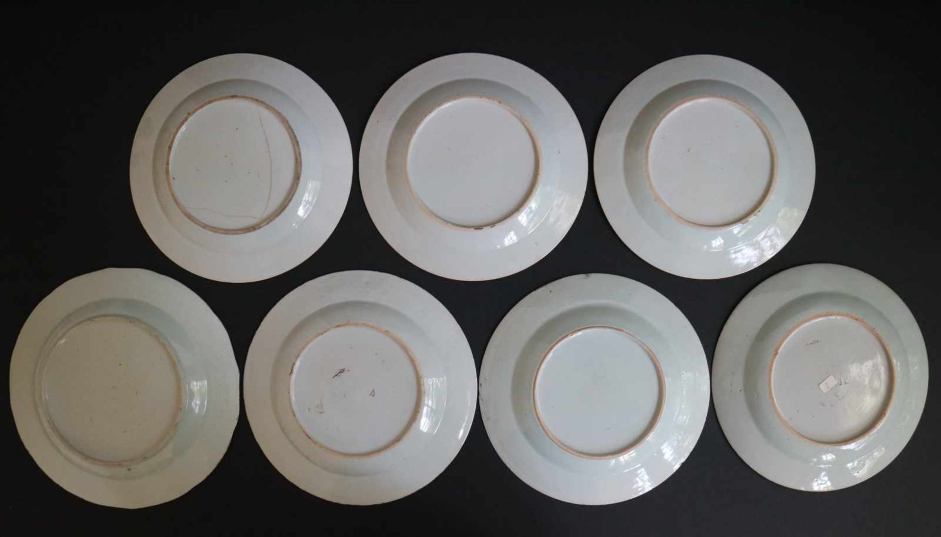 Lot of Chinese plates, blue and white - Bild 2 aus 2