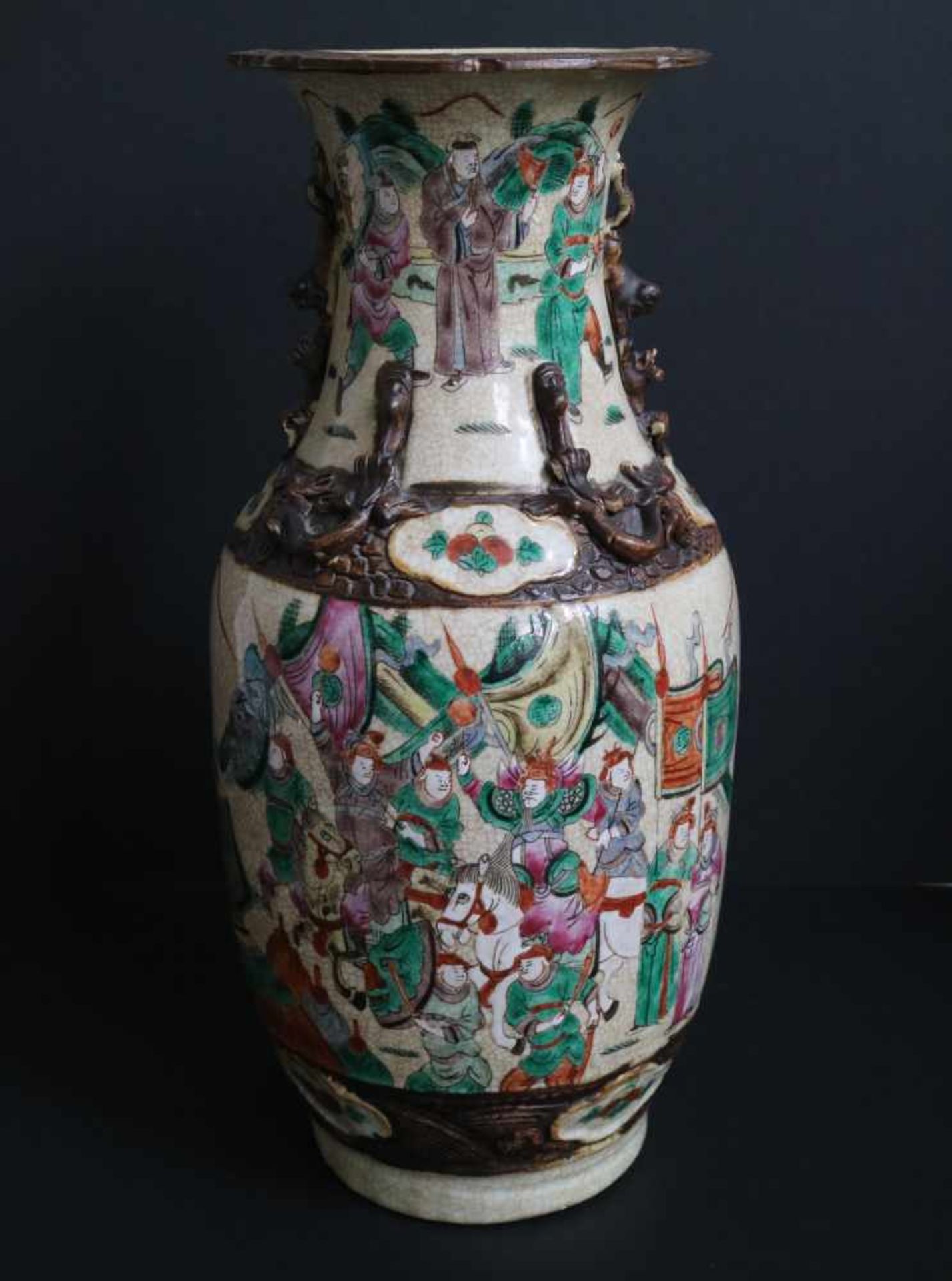 Chinese vase NANKIN 19th century - Bild 3 aus 6