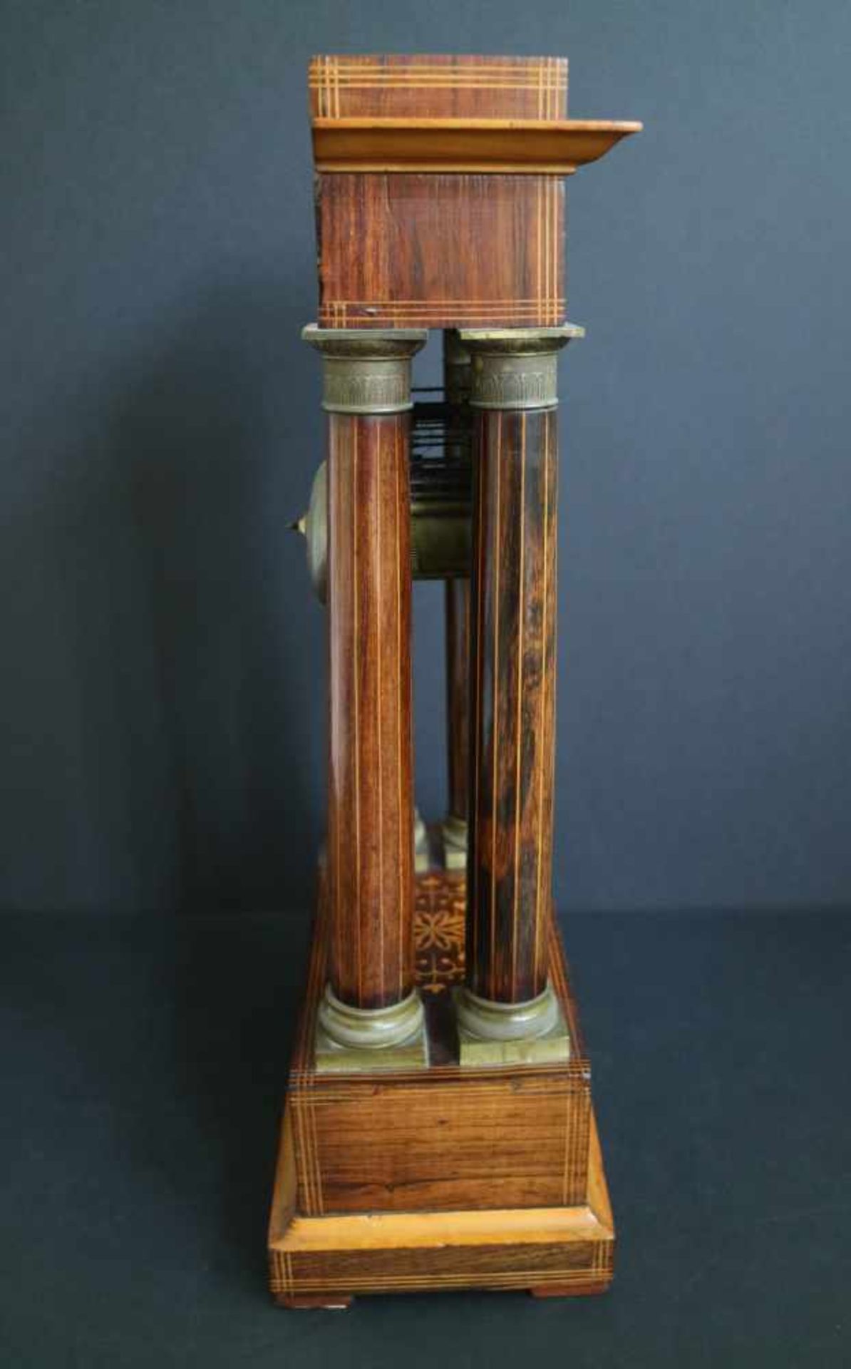 Napoleon III clock with marquetry - Bild 6 aus 6