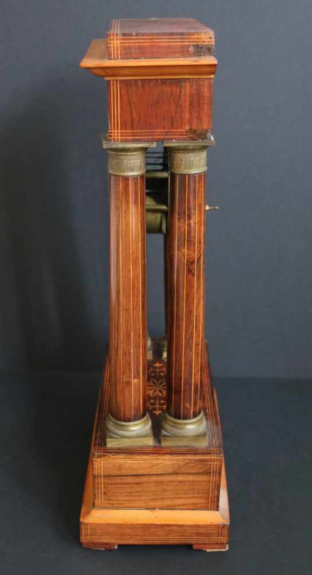 Napoleon III clock with marquetry - Bild 3 aus 6