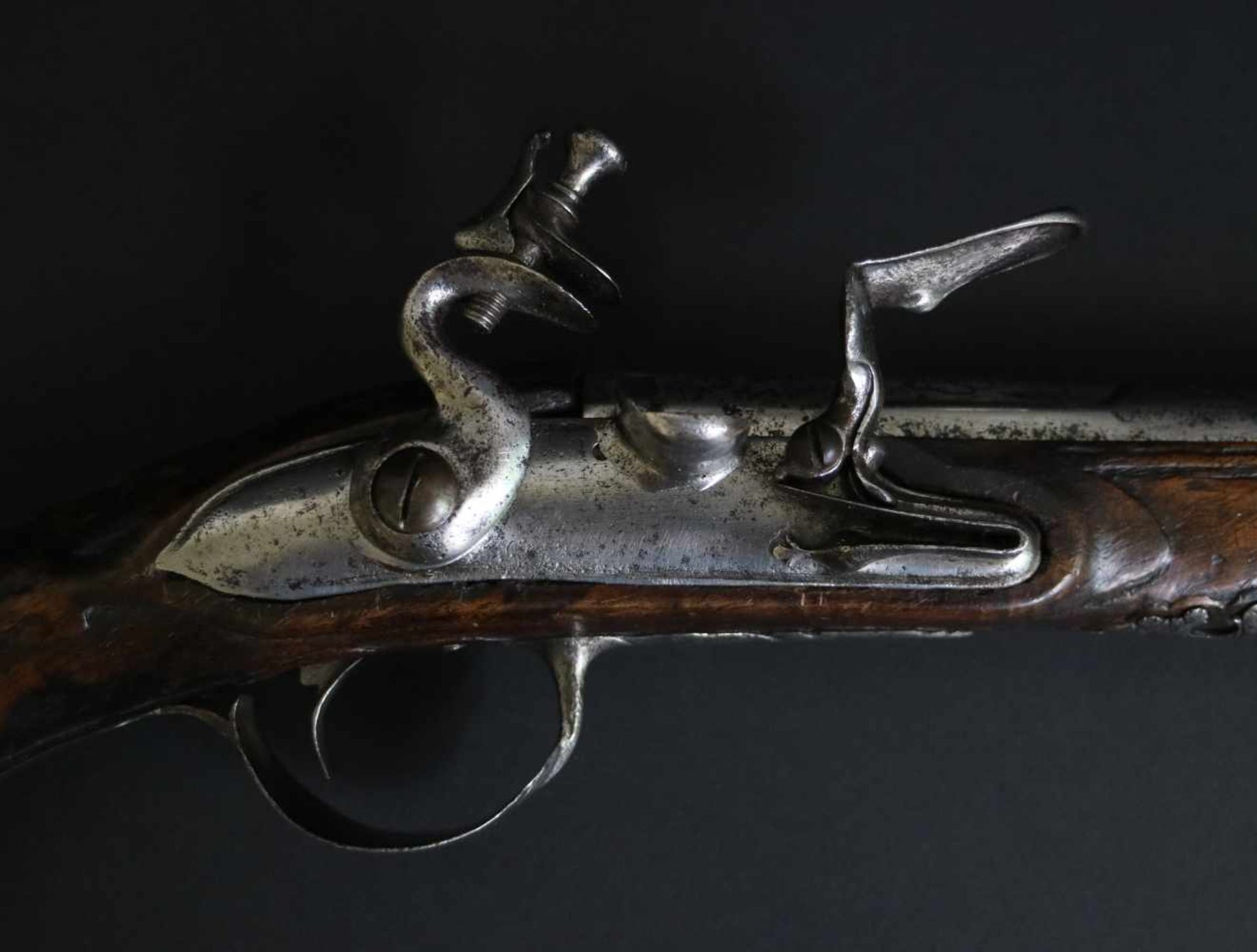 18th century flint gun - Bild 2 aus 6