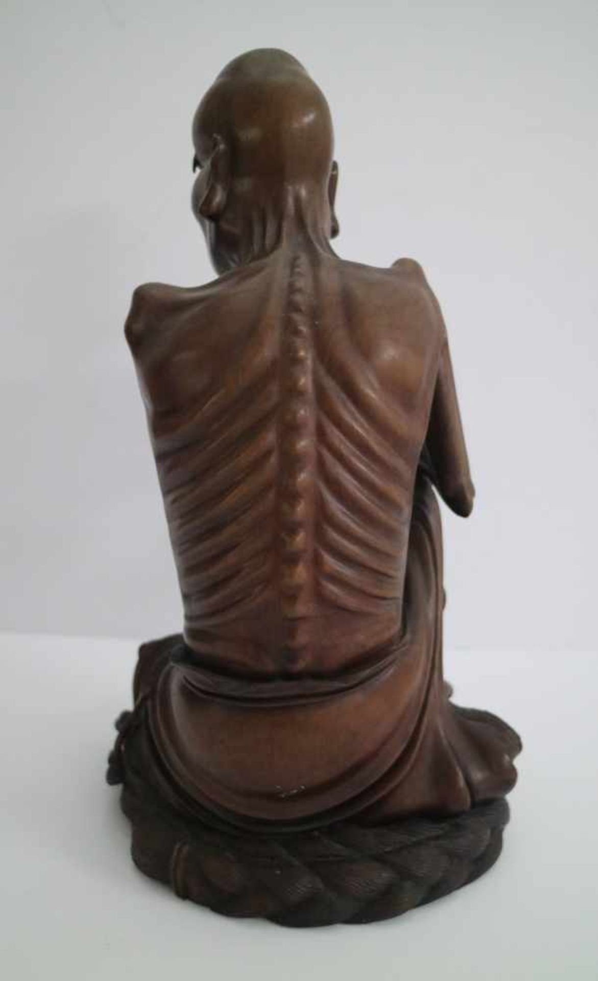 Buddha as an ascetic Chinese hardwood - Bild 3 aus 5