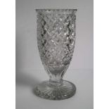 Val Saint Lambert with crystal vase H 30 cm