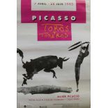 Lot posters Picasso Toros Toreros 1993, Broodthaers 1998, Beuys Kassel 1997, Marylin Monroe