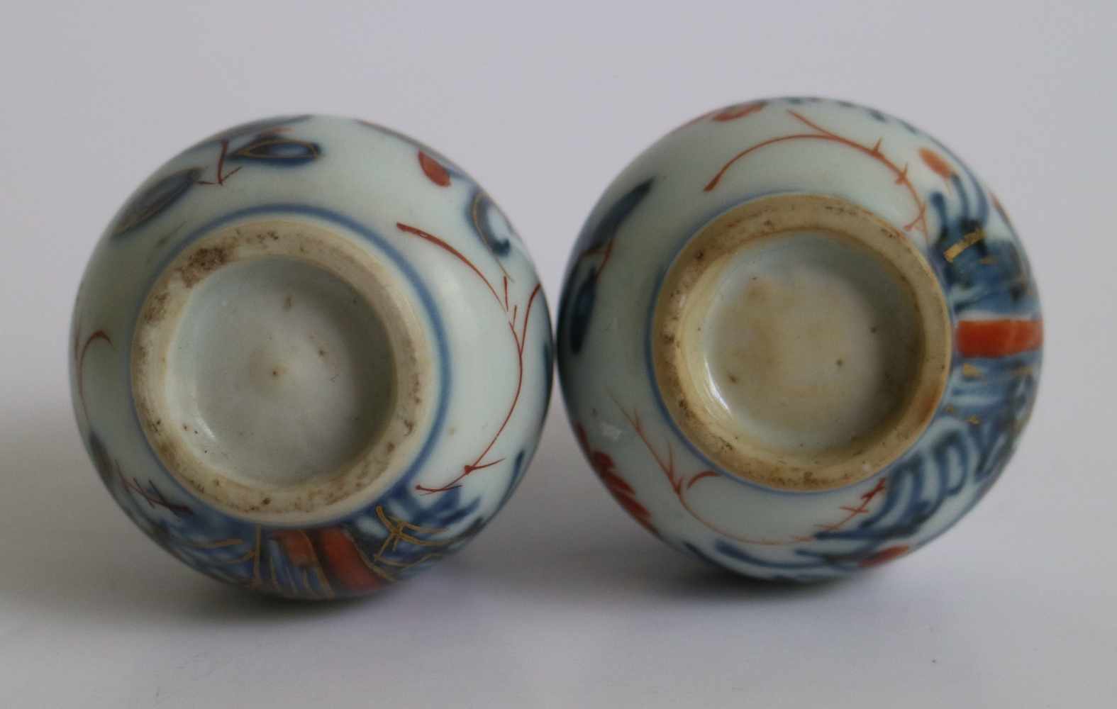 Chinese calabas vases Imari double calabas vases H 6,5 cm - Image 5 of 5