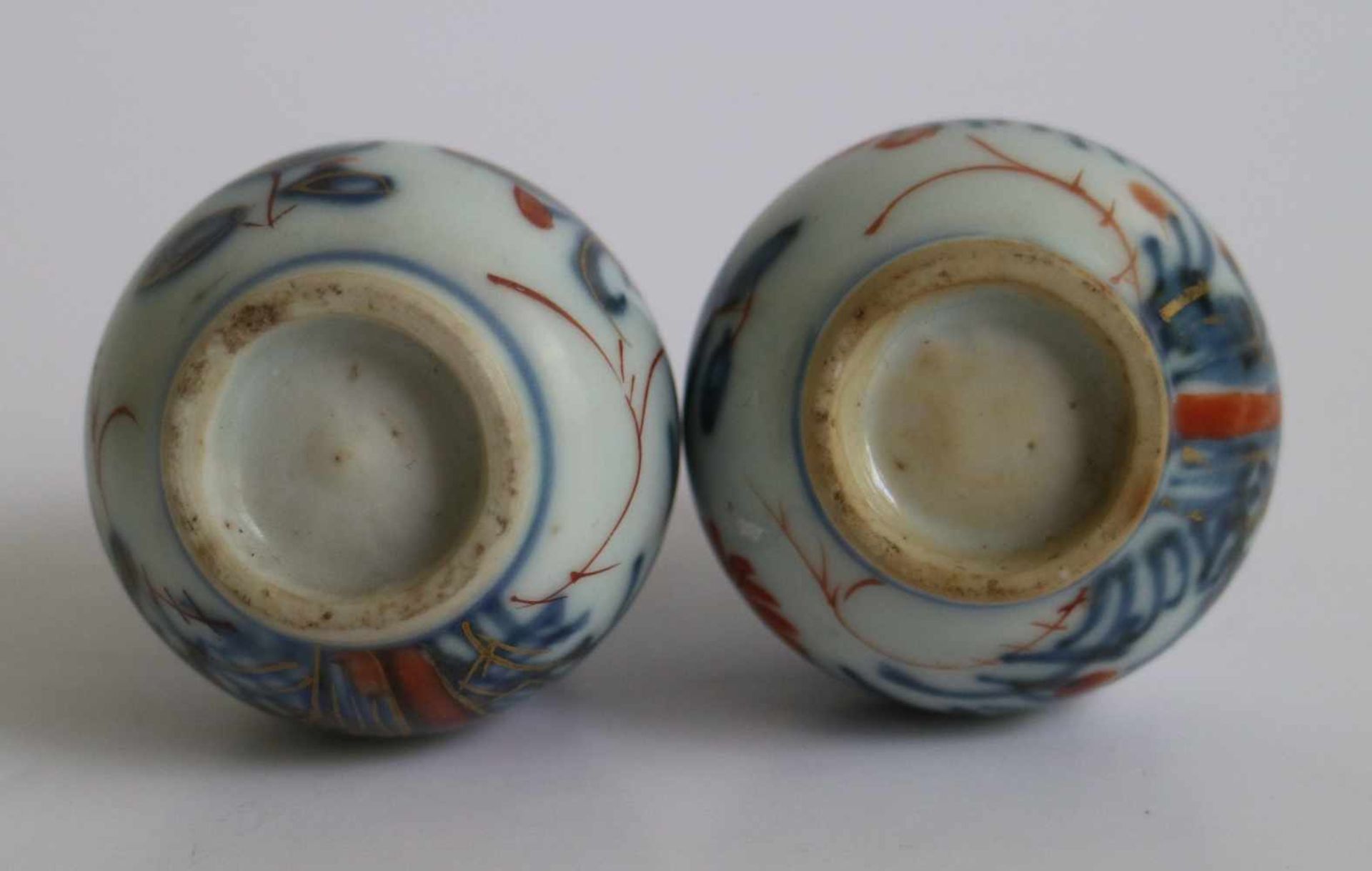 Chinese calabas vases Imari double calabas vases H 6,5 cm - Bild 5 aus 5