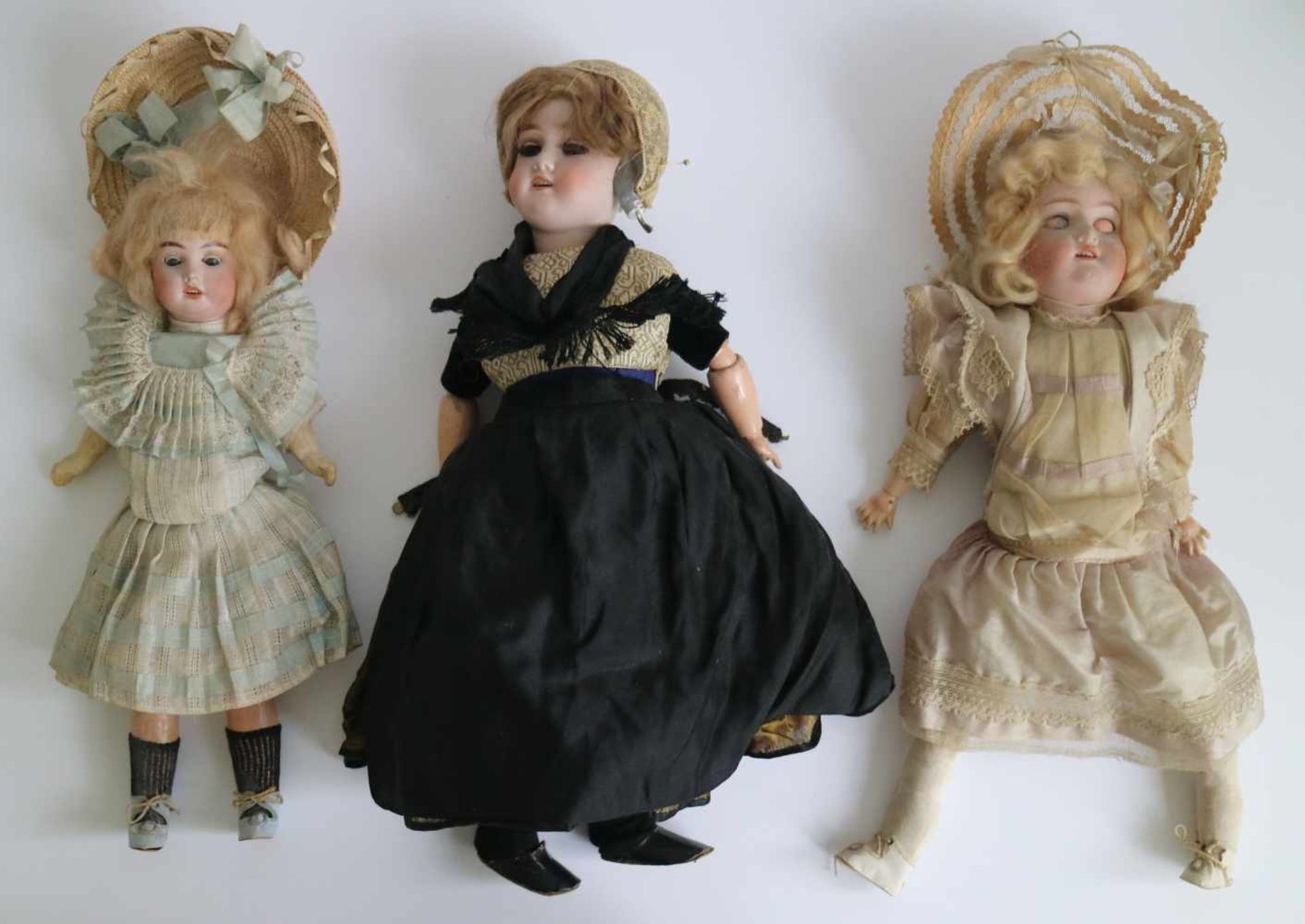 Lot of porcelain dolls Lot of porcelain dolls H 40 tot 50 cm