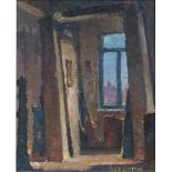 Piet LIPPENS (1890-1981) Oil on canvas Interior 30 x 40 cm