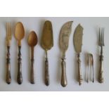 Cutlery and silver cutlery L 13,5 tot 30 cm