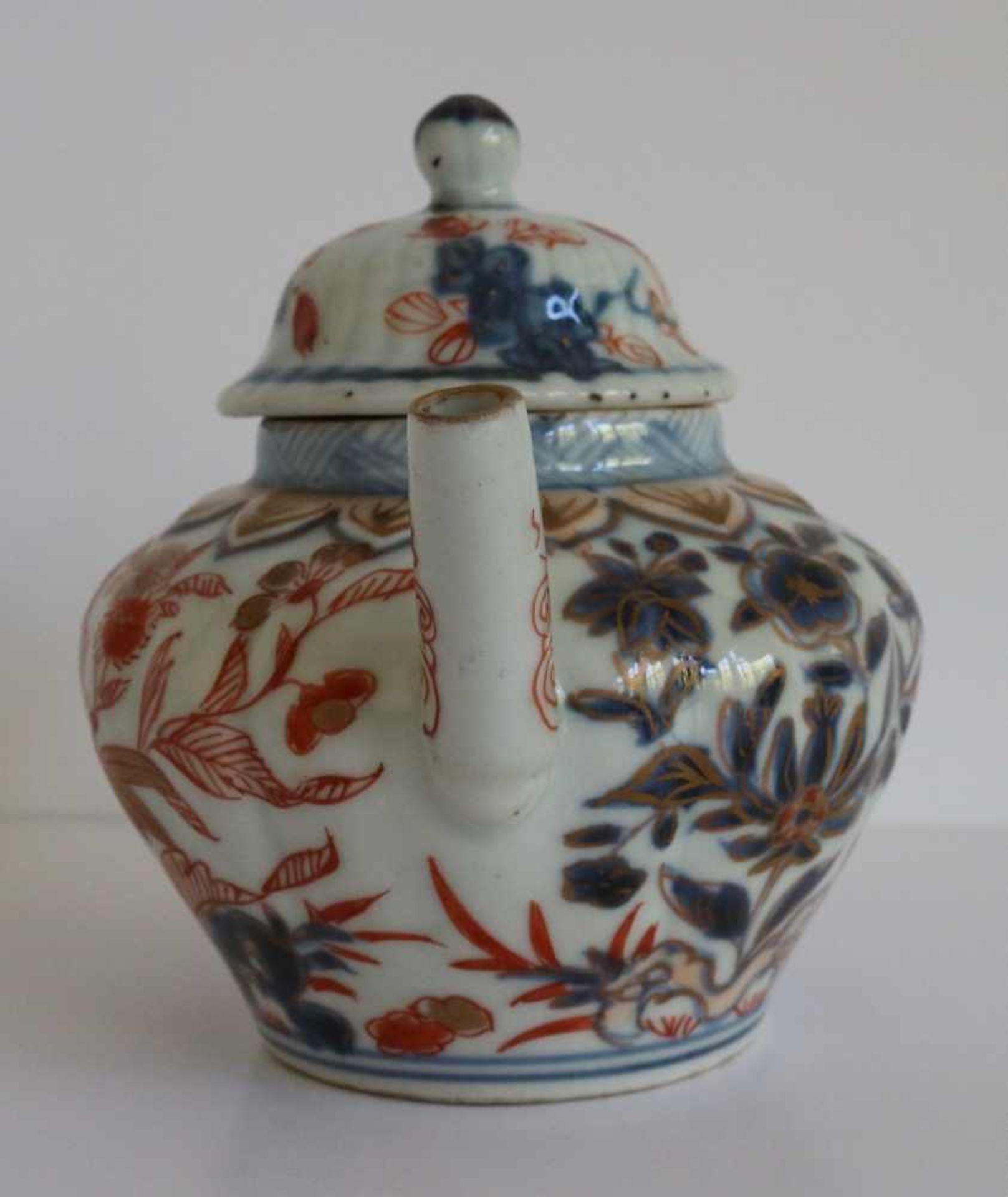 Chinese teapot Imari H 10 B 12,5 cm - Bild 4 aus 7
