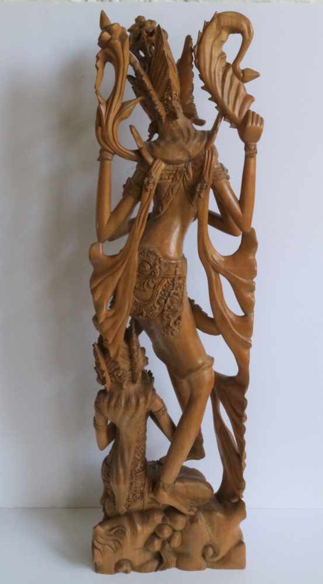 Indonesian sculpture wood H 99 cm - Bild 2 aus 2