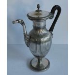 Silver coffee pot Brussels, after Dutalis model, 2nd quarter of the 19th century H 32,5 cm not