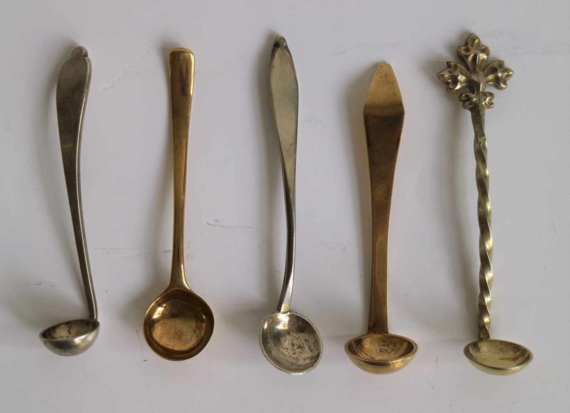 Lot of pates and chalice spoons vermeil and silver - Image 2 of 5