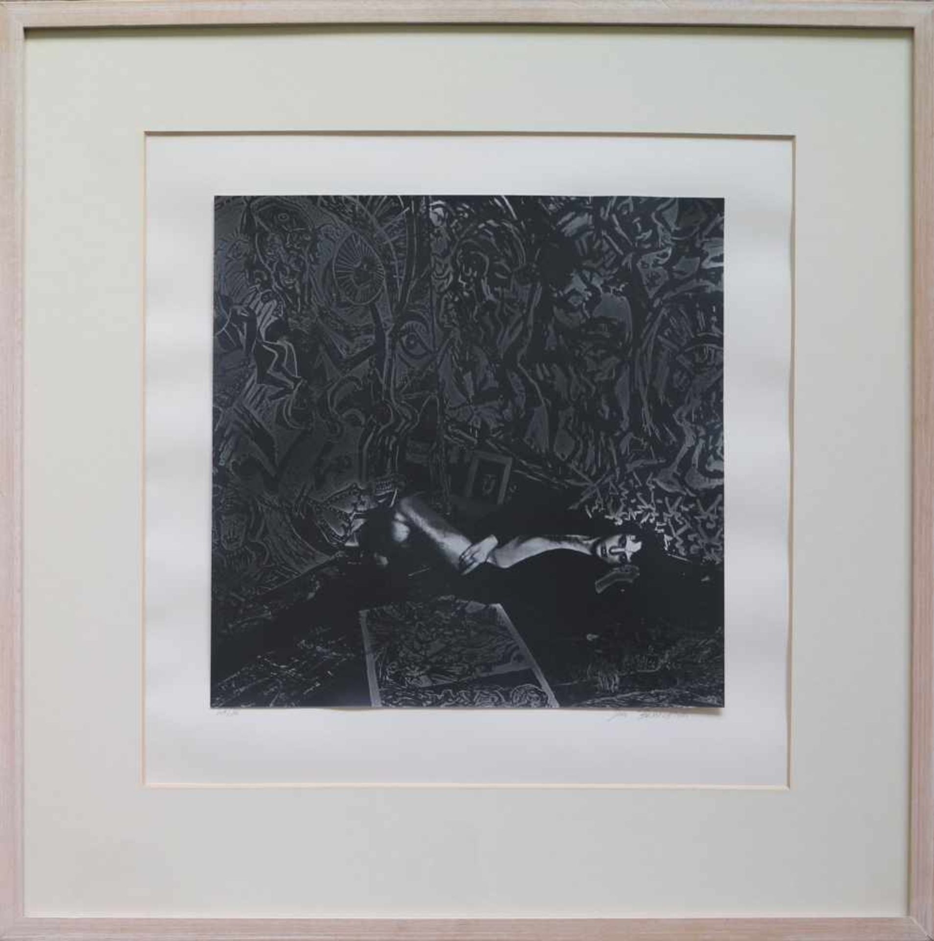 Dirk BRAECKMAN (1958) photography black/white The studio n ° 24/26 40 x 39,5 cm - Image 2 of 3